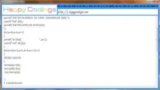 Program to sort an array in decending order c code example