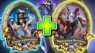 My Teammate Showcases the Updated Deathrattle Pirate Comp! ~ NA Duos Hearthstone