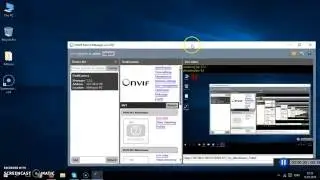 Multiple channels mode. DeskCamera streams PC desktop and webcam as Onvif.