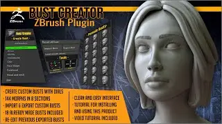Buiding heads with ZBrush and Bust Maker