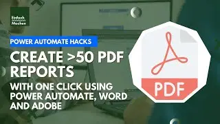 Power Automate Hacks | Bulk create PDF Reports using Power Automate, Word, Adobe, and SharePoint