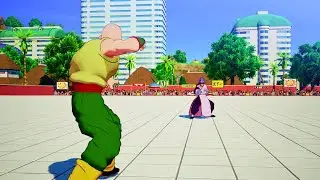 Playing first time as Tien in DBZ kakarot new DLC😎