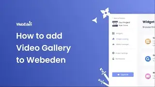 How to add a Video Gallery to WebEden