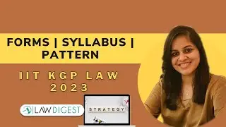 IIT Kharagpur Law Entrance 2023 | IPR Law from IIT KGP | Exam Details