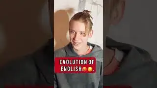 Evolution of English⭐️⭐️#shorts #experiment #how #english