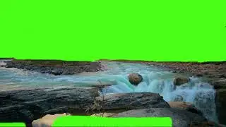 Waterfall green screen video HD 4K free download like share and subscribe