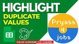 How to Find Duplicate Values in Google Sheets | GSHEET Mai Duplicate Highlight Kaise kre