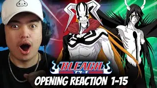 REACTING TO EVERY BLEACH OPENING || Bleach All Openings 1-15 Reaction