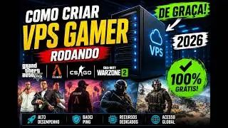 COMO CRIAR VPS GAMER RODANDO, GTA V, FIVEM, CS-GO, WARZONE 2 DE GRAÇA