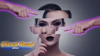 Sliced ​​Head Effects Photoshop Tutorial