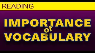 🟡 Vocabulary in reading (Part 1/2): importance and linguistic concepts