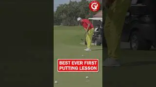 This is your BEST first putting lesson ever #shorts