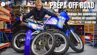 Notre DR 650 est prêt à affronter la Boue ! 😊 Préparation off-road ep2 !🏔️🔧