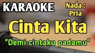 CINTA KITA - KARAOKE || NADA PRIA COWOK || Pop Nostalgia || Amy Search || Live Keyboard