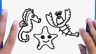 Comment dessiner un animal #Créatures de la mer