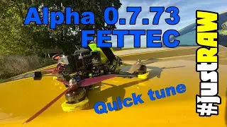 FETTEC Alpha 0.7.73 after Quick tune one Lipo NoRocksteady NoHypersmooth NoMusic #justRAW