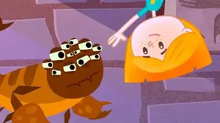 Катя и Эф. Куда-угодно-дверь - Вперед в прошлое - Развивающий мультфильм для детей