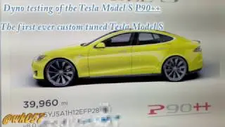 Tesla Model S P90++ Dyno Testing - First tuned Model S