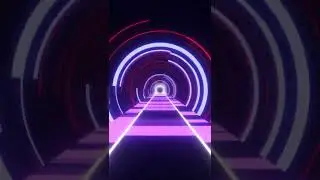 Neon Subway/Train Tunnel | Looping Background | After Effects | 2022 | 