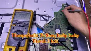 Tv Sony Kedip Kedip 3 Kali/blinking 3 times  Kdl 46EX650