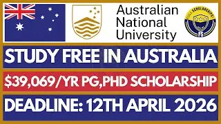 🎓 Fully Funded ANU RTP Scholarships in Australia 2026–2027 | Masters PhD for International Students