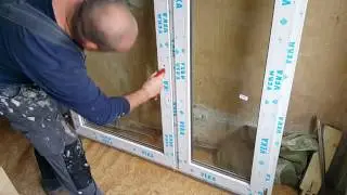 4 подготовка окна к монтажу снимаем створки