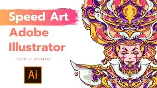 BEGINI! Membuat Illustrasi di Adobe Illustrator | SPEED ART #03