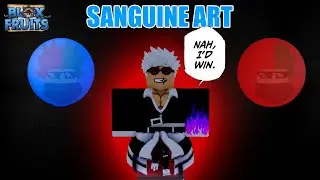 GETTING SANGUINE ART AT LAST - BLOX FRUITS