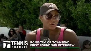 Taylor Townsend talks about breaking into the top ten in doubles | 2023 Rome