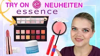 TRY ON essence NEUHEITEN & YEPODA EYES CREAM LIVE TEST 😍 RABATTCODE