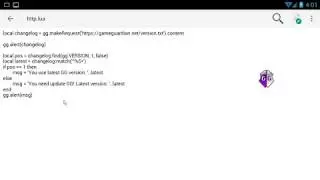 Sample script with API call makeRequest - GameGuardian