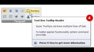 how to use Super tool tip and Highlighter in Dot net bar