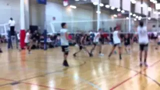 Libero One-Handed Diving Up OCVC 17-1's #9 (Troy Lynch)