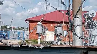 Пробой кабельной воронки 10кВ