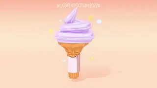 🍦3D Ice Cream 🍦Toon Shader 🍦 Blender 3D Render 🍦
