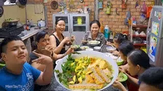 NẤU BÚN CÁ LONG XUYÊN ĐÃI CHỊ BA | MienTayTV