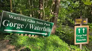 Watkins Glen State Park Gorge Waterfalls - Schuyler County, NY Sep 2024