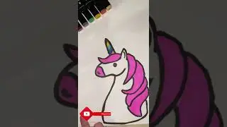 КАК НАРИСОВАТЬ ЕДИНОРОГА/РИСУЕМ ЛЕГКО И ПРОСТО 