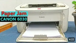 Canon 6030 Paper jam problem solved | how remove paper from canon 6030 #printerrepairingcourse