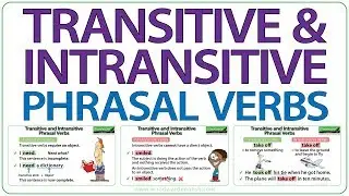 Transitive and Intransitive Phrasal Verbs in English | Learn Advanced English Grammar