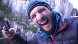 SlacklifeBC - First ever north north gully rope swing