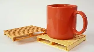 Mini PALLET COASTER with Popsicle Sticks | Uns Craft