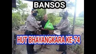 HUT BHAYANGKARA KE-74  BANSOS KE MASYARAKAT PONTIANAK