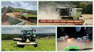 FarmVlog#183 - 3. Schnitt in Siloballen und der Weizen ist gedroschen!
