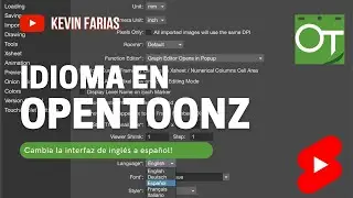 Como poner OPENTOONZ en ESPAÑOL 