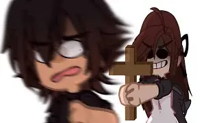 Deja de masticar tan fuerte..💢 (Gacha meme¿)