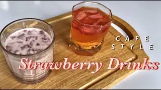 ✨2 Easy Strawberry Drinks Anyone Can Make✨