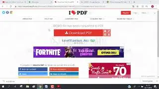 Word Belgesini 3 Farklı Şekilde PDF'e  Çevirme