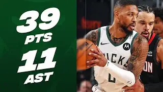 Damian Lillard GETS BUCKETS In Double-Double Performance! 🔥 | December 17, 2023