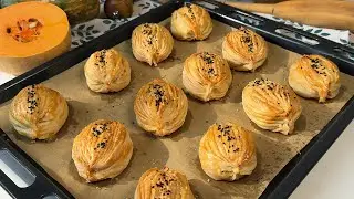 QOVOQLI GARMOSHKA SOMSA TAYYORLASH / Очень вкусная Тыквенная Самса / САМСА ГАРМОШКА